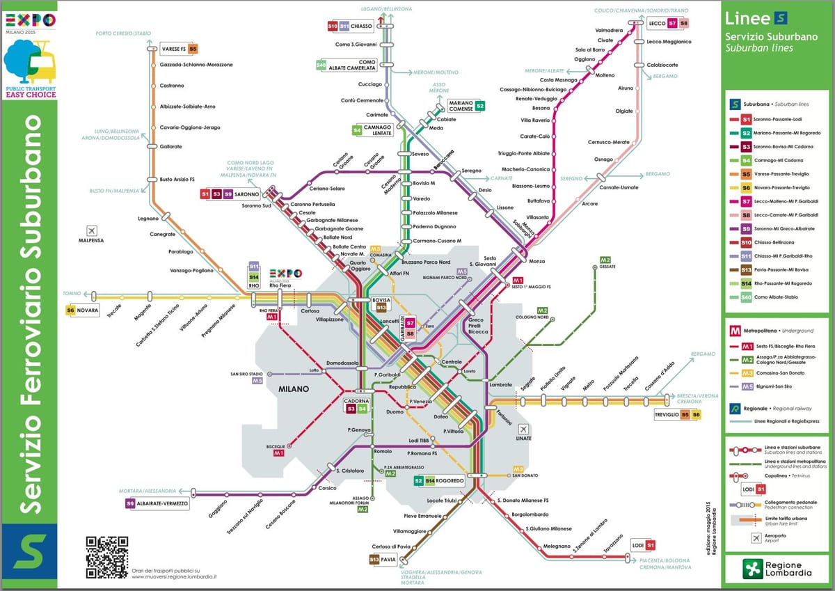 mapa trenord