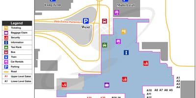 Milán linate mapě