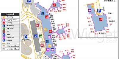 Mapa milána, letiště a nádraží