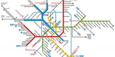 Milano tube map