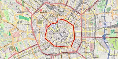 Milan oblast c mapě