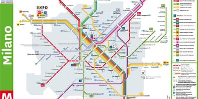 Mapa milano porta garibaldi station