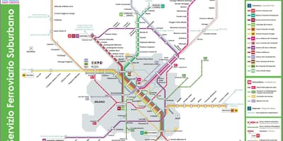 Mapa trenord